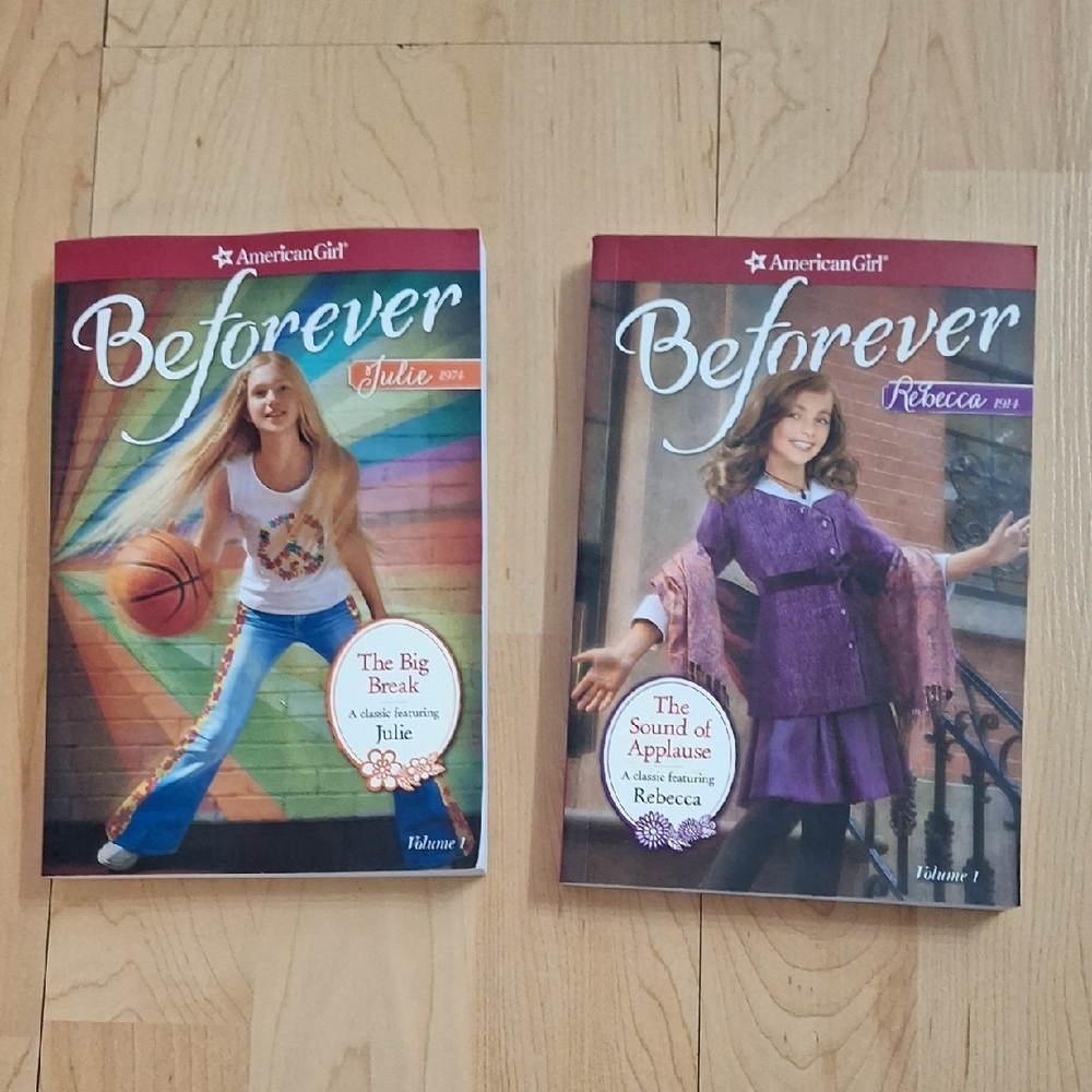 American Girl BeForever Books - Julie and Rebecca